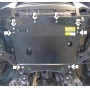 Защита картера Lexus RX 270 2008-2012 | двигатель + КПП, 3 мм, сталь | MOTODOR | 15003