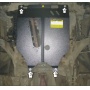 Защита картера Nissan Micra 2003-2010 | двигатель + КПП, 2 мм, сталь | MOTODOR | 61402