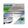 Фаркоп CHEVROLET TRAILBLAZER (GM800) 2012- | шар F - кованый, с пластиной из нержавейки | Лидер Плюс | C216-F(N)