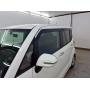 Дефлекторы Kia Ray 2011+/2018+/2022+ | с хром молдингом, из 6 частей, премиум, плоские, 2D,