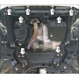 Защита картера Toyota RAV 4 2005-2009 | двигатель + КПП, 2 мм, сталь | MOTODOR | 72535