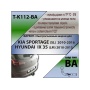 Фаркоп HYUNDAI IX35 2010-2015 | шар BA - быстросъемный | Лидер Плюс | T-K112-BA