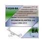 Фаркоп HYUNDAI ELANTRA (HD) (седан) 2006-2010 | шар BA - быстросъемный | Лидер Плюс | T-H209-BA