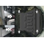 Защита картера Ford Fiesta 2008-2015 | двигатель + КПП, 2 мм, сталь | MOTODOR | 70704