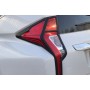 Накладки на задние фонари для Mitsubishi Pajero Sport 2016-2019 | черные матовые