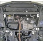 Защита картера Peugeot 207 2006-2012 | двигатель + КПП, 2 мм, сталь | MOTODOR | 71603