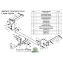 Фаркоп FORD C-MAX (DM2) 2004-2010 | шар A | Лидер Плюс | F105-A