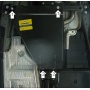 Защита картера Porsche Cayenne 2007-2010 | раздатка, 3 мм, сталь | MOTODOR | 12702