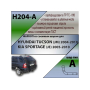 Фаркоп HYUNDAI TUCSON 1 (JM) 2004-2010 | шар A | Лидер Плюс | H204-A