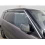 Дефлекторы Range Rover 5 2022+ (L460) LONG | с хром молдингом, из 6 частей, премиум, плоские, 2D