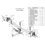 Фаркоп KIA MOHAVE (EN) 2008-2020 | шар A | Лидер Плюс | K118-A