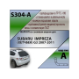 Фаркоп SUBARU IMPREZA (ХЕТЧБЕК) 2007-2012 | шар A | Лидер Плюс | S304-A