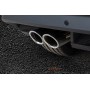 Насадки на выхлопную трубу для VW Tiguan 2017+ | нержавейка, 2 части