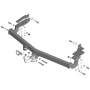 Фаркоп Chery Tiggo 9 2024- | шар A - оцинкованный, нагрузка 50/1250 | MOTODOR | 99024-A