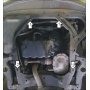 Защита картера Opel Vectra B 1995-2002 | двигатель + КПП, 2 мм, сталь | MOTODOR | 01506