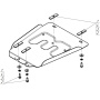 Защита картера Sollers ST6 2023- | КПП, 2 мм, сталь | MOTODOR | 78310