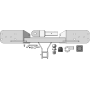 Фаркоп Land Rover Defender 110 2020- | шар E - быстросъемный под квадрат, нагрузка 100/2500 | ZincaR | ZL201E