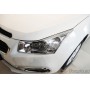 Хром накладки передних фар для Chevrolet Cruze 2009-2015