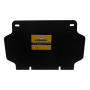 Защита картера Toyota Land Cruiser 100 1998-2002 | двигатель + КПП, 3 мм, сталь | MOTODOR | 12507