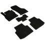 Коврики Skoda Octavia A8 PRO | Люкс, ворсовые, черные, Seintex