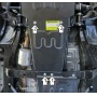 Защита картера Jac T8Pro 2019- | КПП, 2 мм, сталь | MOTODOR | 78313