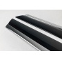 Премиум дефлекторы из 6 частей для Киа Селтос 2020+ | с хром молдингом