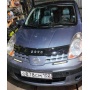 Дефлектор капота мухобойка NISSAN NOTE (2005-2008; кузов E11 до рест.)