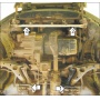 Защита картера Honda CR-V I 1997-2002 | двигатель + КПП, 2 мм, сталь | MOTODOR | 70808