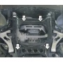 Защита картера Porsche Cayenne 2007-2010 | двигатель, 3 мм, сталь | MOTODOR | 12707