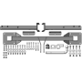 Фаркоп Mercedes-benz M-class 2005-2011 | шар A - оцинкованный, нагрузка 75/1900 | MOTODOR | 91205-A