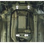 Защита картера Toyota Mark II 2000-2004 | КПП + раздатка, 3 мм, сталь | MOTODOR | 12506
