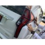 Накладки на задние фонари для Mitsubishi Pajero Sport 2020+ | черные матовые