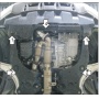 Защита картера Nissan Murano 2010-2016 | двигатель + КПП, 2 мм, сталь | MOTODOR | 01439