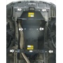 Защита картера Subaru Outback 2009-2012 | двигатель + КПП, 2 мм, сталь | MOTODOR | 02221