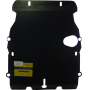 Защита картера Land Rover Range Rover 2009-2013 | двигатель + КПП + радиатор + раздатка, 3 мм, сталь | MOTODOR | 13203