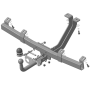 Фаркоп Chevrolet Niva 2002-2009 | шар A - оцинкованный, нагрузка 75/1500 | MOTODOR | 93001-A