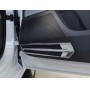 Накладки на дверные панели для Skoda Rapid 2014+ | хром (ABS), 4 части