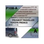 Фаркоп Peugeot Traveller 2016- | шар A | Лидер Плюс | P108-A