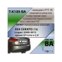Фаркоп KIA CERATO (TD) 2009-2012 (кроме 2,0 л) | шар BA - быстросъемный | Лидер Плюс | T-K109-BA