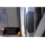 Накладки на пороги задних арок Nissan Qashqai J10 2007-2014 | шагрень