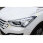 Хром накладки передних фар для Hyundai Santa Fe 2012+ и Grand Santa Fe 2013+
