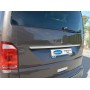 Накладка над номером на крышку багажника для VW T6 2015+ Transporter, Caravelle, Multivan : нержавейка, 1 часть