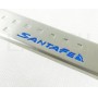 Накладки на дверные пороги для Hyundai Santa Fe (DM) 2012-2017 | нержавейка