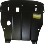 Защита картера Mitsubishi Colt 2004-2008 | двигатель + КПП, 2 мм, сталь | MOTODOR | 01312
