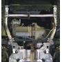 Защита картера Peugeot 407 2004-2008 | двигатель + КПП, 2 мм, сталь | MOTODOR | 01607