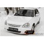 Зимняя заглушка решётки переднего бампера Lada Приора (2012-2013) (седан,универсал,хэтчбэк) | шагрень