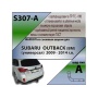 Фаркоп SUBARU OUTBACK 4 2009-2015 | шар A | Лидер Плюс | S307-A