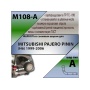 Фаркоп MITSUBISHI PAJERO PININ (H6) 1999-2006 | шар A | Лидер Плюс | M108-A