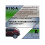 Фаркоп RENAULT SANDERO STEPWAY (B90) 2009-2014 | шар A | Лидер Плюс | R110-A