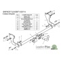 Фаркоп HYUNDAI GETZ (TB) (хетчбек) 2002-2011 | шар A | Лидер Плюс | H207-A